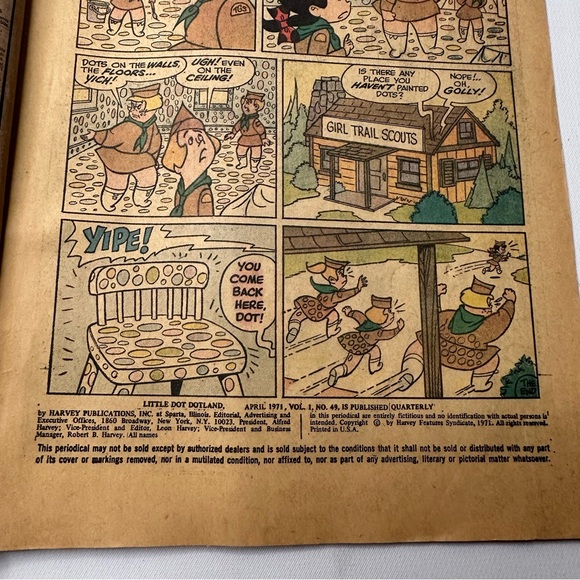 Little Dot Dotland #60 Harvey Comics VTG Collectible 1969 - Picture 5 of 6
